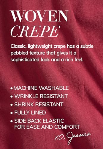 Jessica London Women's Plus Size Two Piece Single Breasted Jacket Skirt Suit Set4