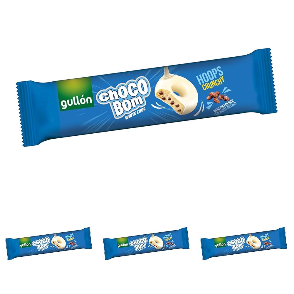 Galletas Gullón Choco Bom Hoops Chocolate Blanco 128g — view 3