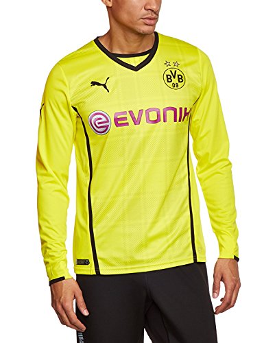 PUMA Herren BVB Langarm Trikot Long Sleeve Home Replica Shirt, Blazing Yellow/Black, XL PUMA Herren BVB Langarm Trikot Long Sleeve Home Replica Shirt, Blazing Yellow/Black, XL