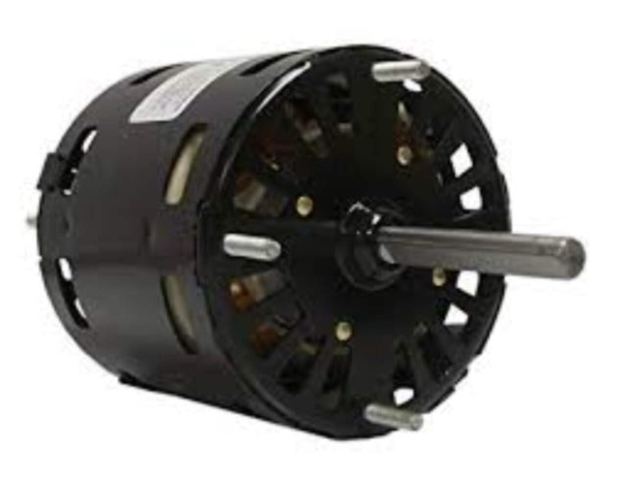 Fasco D1154 3.3" Frame Open Ventilated Shaded Pole Evaporator Coil and Refrigeration Fan Motor with Sleeve Bearing, 1/20HP, 1550rpm, 230V, 60Hz, 1 amps