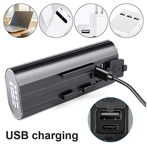 Ensemble d'éclairage de vélo, 3000 Lumen 5 Modes de Luminosité Kit lumière de vélo USB Rechargeable Impermeable étanches Lampe Vélo Avant et Arrière pour Cavalier de Nuit et Camping - Image 7