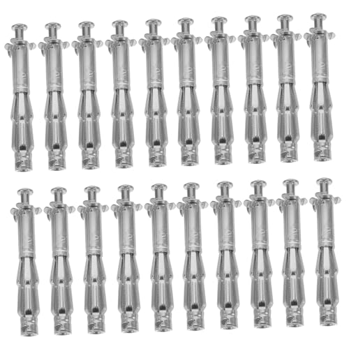 BELLIFFY Drywall Anchors 20 Pack of Expansion Nut Jack Nuts Hollow Wall Anchor Screw and