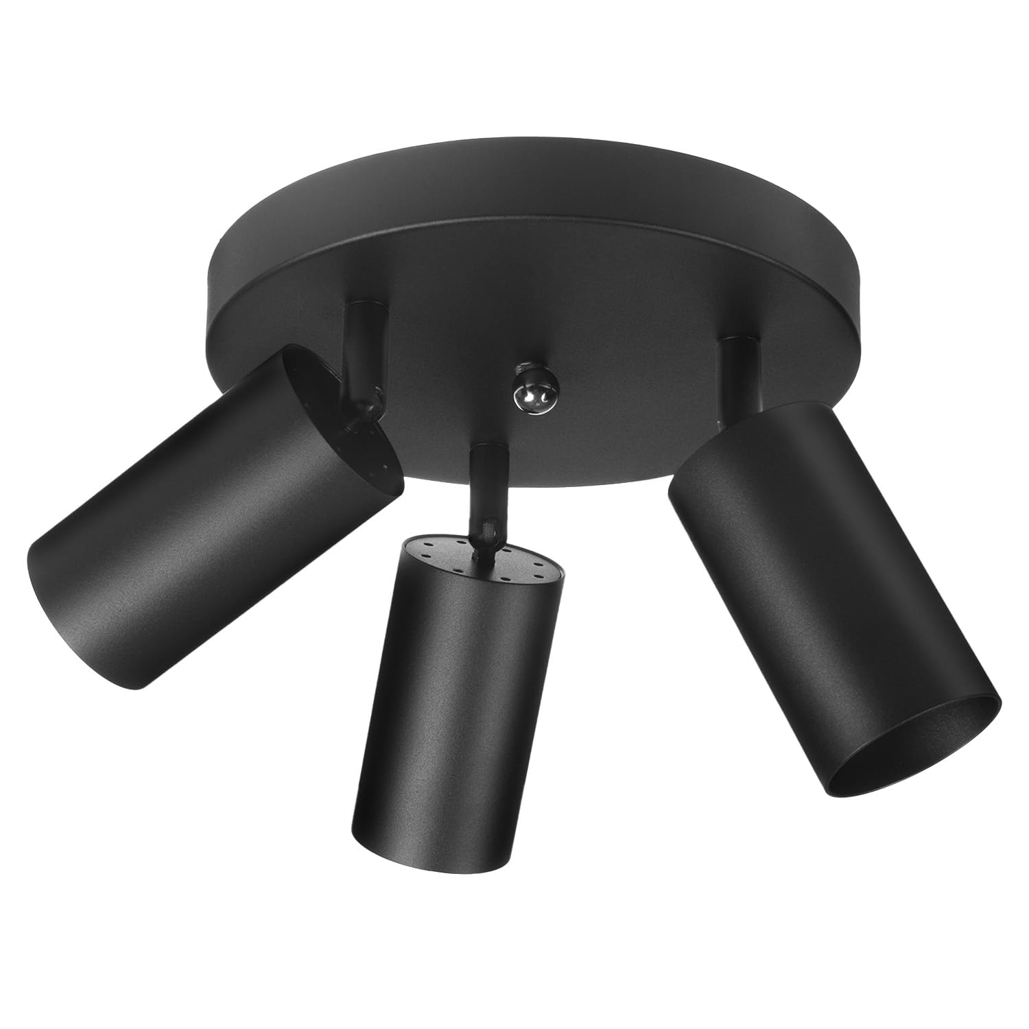 Maclean Lámpara de Techo, 3x GU10 Máx. 40W | Móvil, Aluminio | Foco Moderno para Salón, Oficina, Cocina, Plafón con Puntos de Luz Orientables