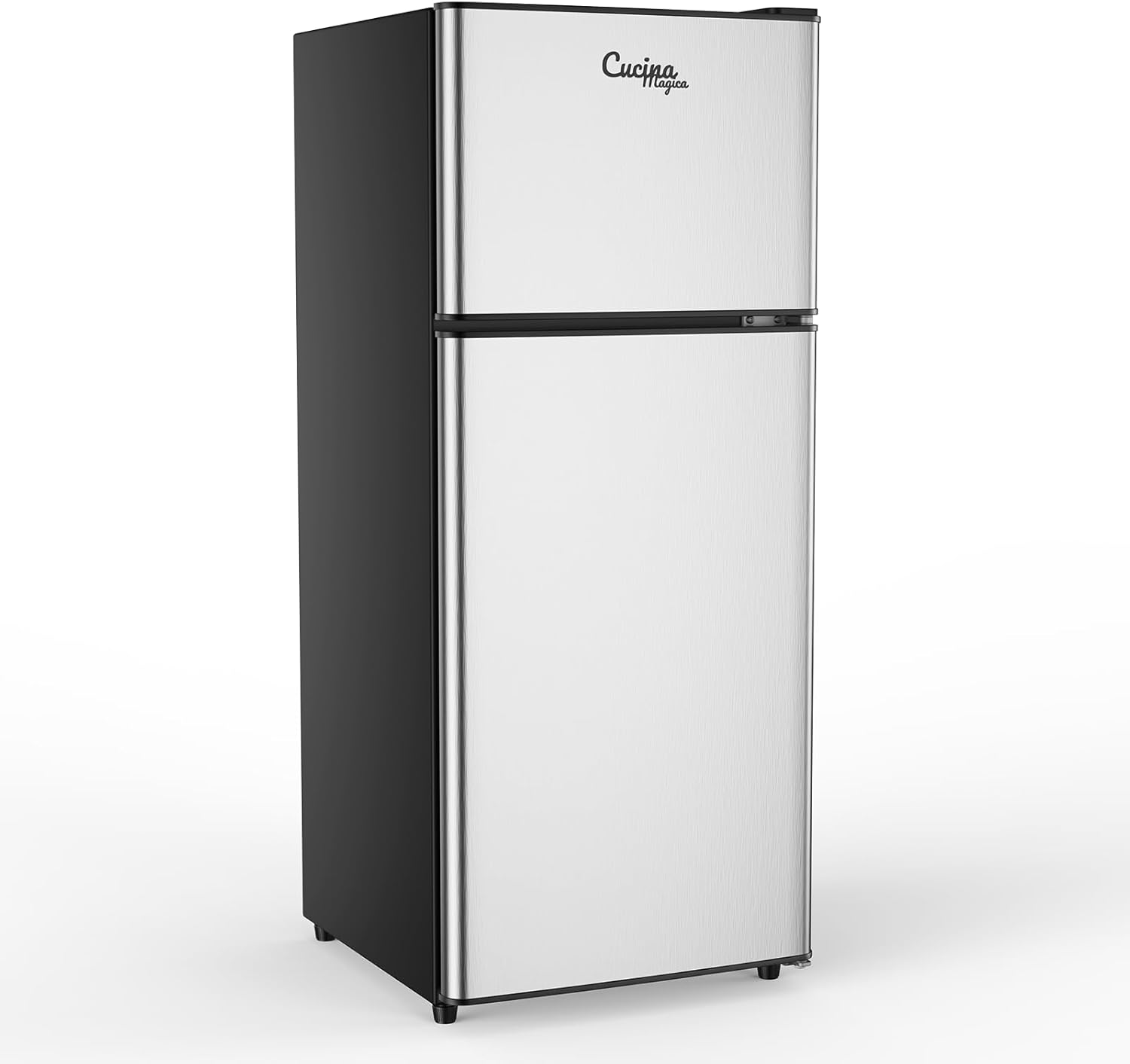 3.8 Cu. Ft Double Door Mini Fridge with Freezer