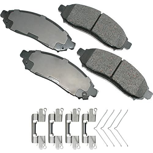Akebono ACT1094 Proact Ultra Premium Ceramic Disc Brake Pad kit , GREY