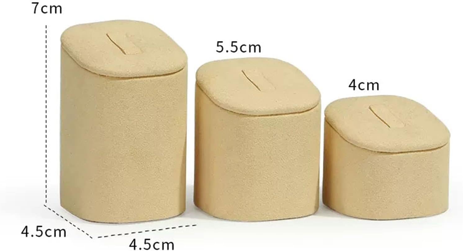 ジュエリーオーガナイザー リングディスプレイスタンドジュエリーショーケースホルダー3個、ジュエリーリングオーガナイザー用リングホルダ