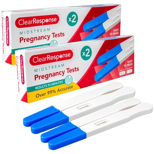Ferris Midstream Pregnancy Tests – 4 Pack | Early Detection Hcg Home Test Sticks | Fast, Clear Results In Minutes | Over 99% Laboratory Accuracy | Eas