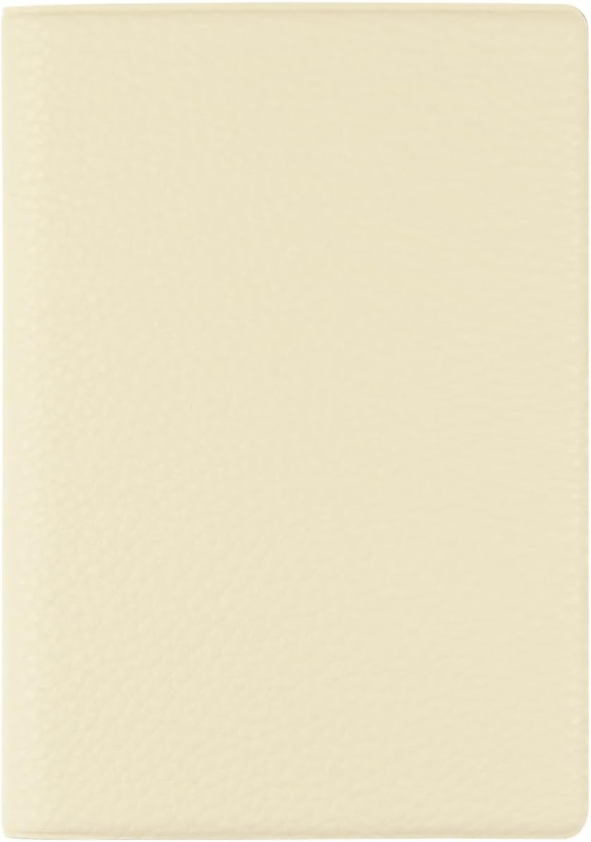 FENICE Classic Passport Cover Holder Wallet Case for Travel Essential RFID Blocking Vegan Leather Waterproof (IVORY)