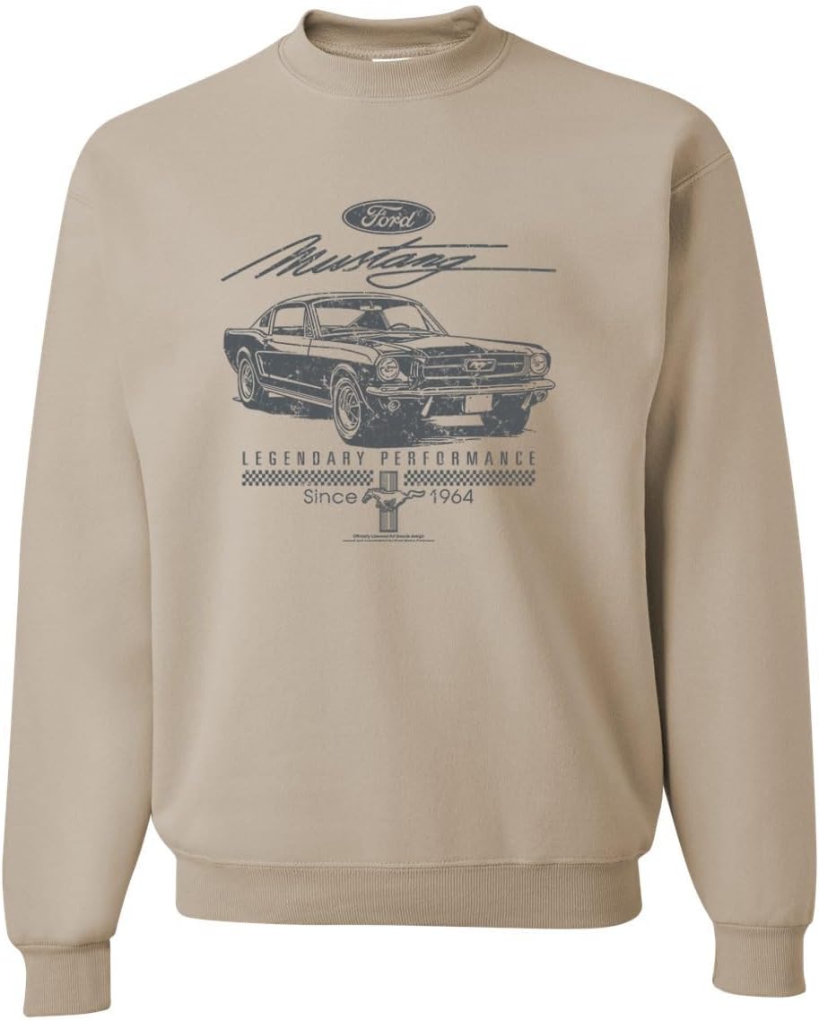 Wild Bobby Ford Mustang Legendary Performance Est 1964 | Retro Vintage Cars and Trucks Sweatshirt