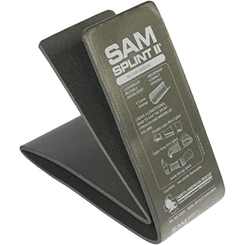 Sam Splint Ii Tactical Maleable Splint, Olive Drab #TOP1