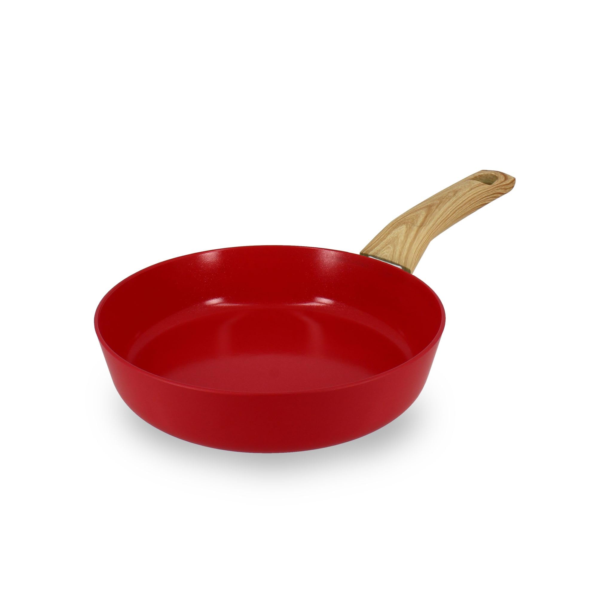 MENASTYL Colorama 20cm, poêle à bords hauts, aluminium, céramique antiadhésive, induction