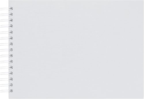 potricher Álbum de fotos de papel kraft de tapa dura de 12.2 x 8.5 pulgadas, 80 páginas (40 hojas), álbum de fotos pequeño para aniversario de boda,