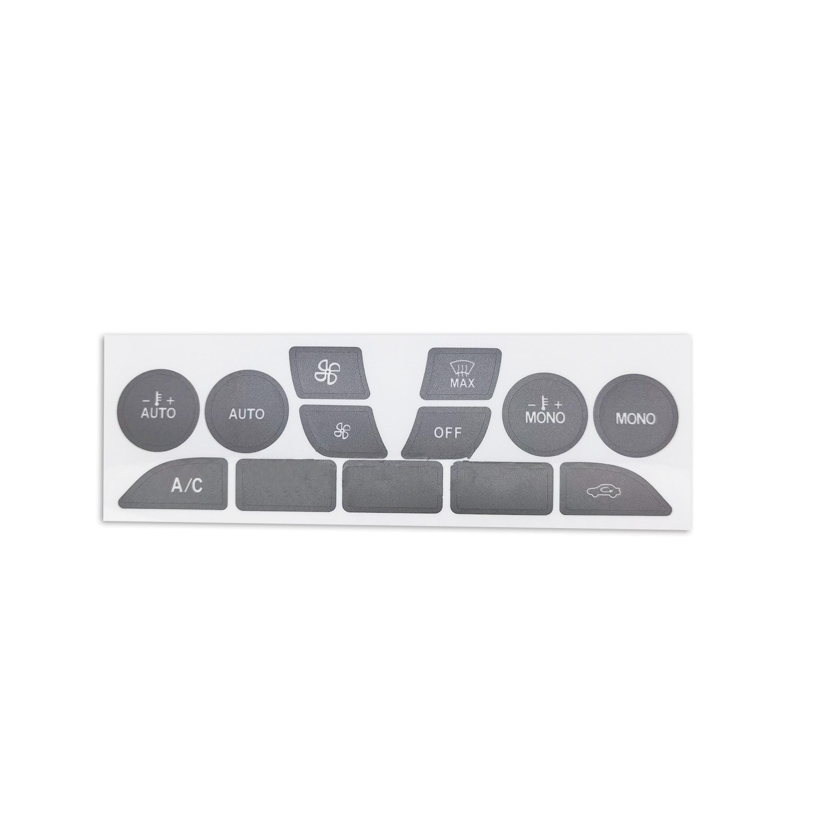 Switch Button Repair Stickers Compatible with for Focus MK1 MK2 Mk III 1999-2010 Climate Repair Decals Car Button Switch On Off Sticker Decal