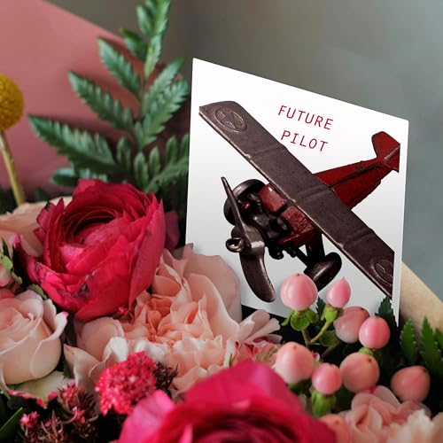 Cartes de vœux Future Pilot 3dRose | Lot de 6 pour accompagner vos cadeaux