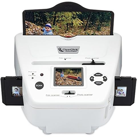 ClearClick Photo to Digital Photo, Slide, and Film Scanner with 4 GB Memory Card & Photo Editing Software Cover