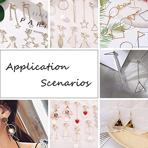 Connecteurs triangulaires UNICRAFTALE pour fabriquer des boucles d'oreilles et colliers tendance