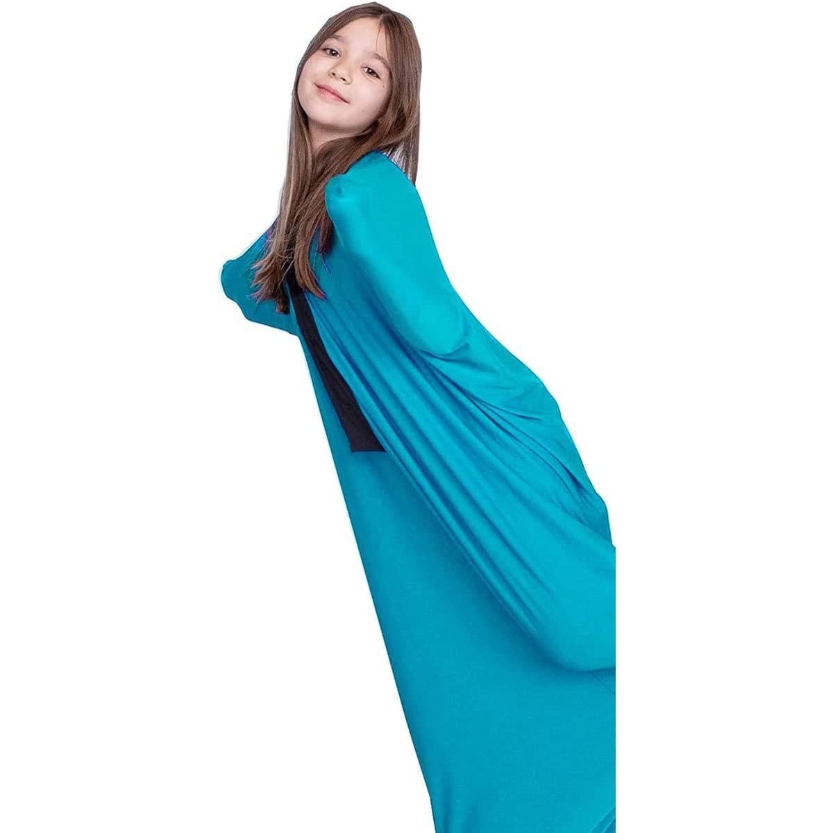 GADULU Sensor Body Socks Full-body That Can Relieve Pressure And Stretch Breathable And Comfortable Autism Socks For Boys And Girl (Color : Sky blue, Size : XL/X-Large-74 * 165cm)