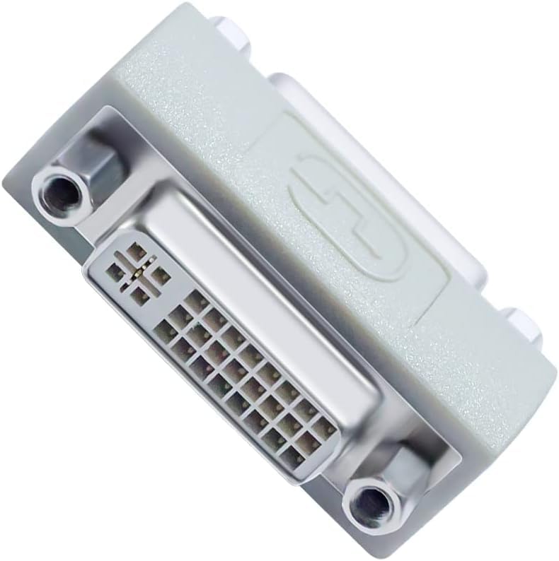 Image of ETZIN DVI Adapter Female to Female, DVi-I to DV-I Coupler to Extend Monitor Cable Compatible with PC Desktop Computer Monitor Projector EPL-1393CC
