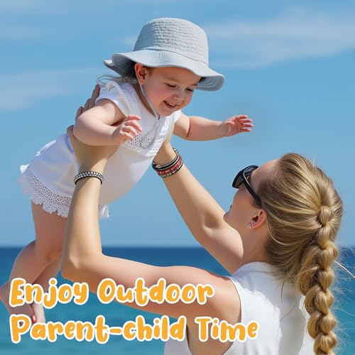 Image of Muslin Baby Sun Hat Sun Protection Baby Toddler Bucket Hats for Boys Girls