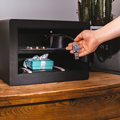 "Get Secured with the Yale Smart Safe Locker - Accessible via Bluetooth & Wi-Fi, Voice Assistance with Google, Alexa & Apple HomeKit. Compatible with the Yale Access App for iOS & Android. Order yours today!"