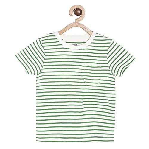 Image of Mini Klub Boys Orange Stripes T-Shirt Pack of 1