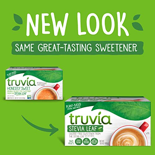 Truvia Original Calorie-Free Sweetener From The Stevia Leaf Packets, 16.9 Oz Box, 240 Count (Pack Of 1) #TOP1