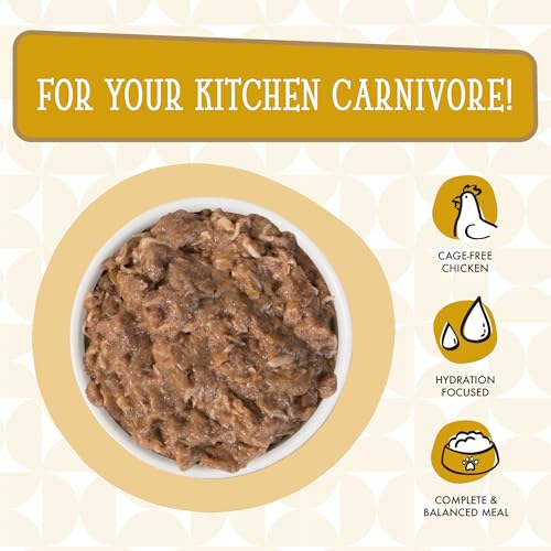 Image of Weruva Cats in The Kitchen, Goldie Lox with Chicken & Salmon Au Jus Cat Food, 6oz Can (Pack of 24)