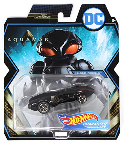 RUOTE CALDE - Veicoli DC MANTA NERA - Piccola auto - Ispirata ai supereroi e ai cattivi DC Comics - Et� 3+