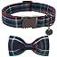 A: red blue plaid