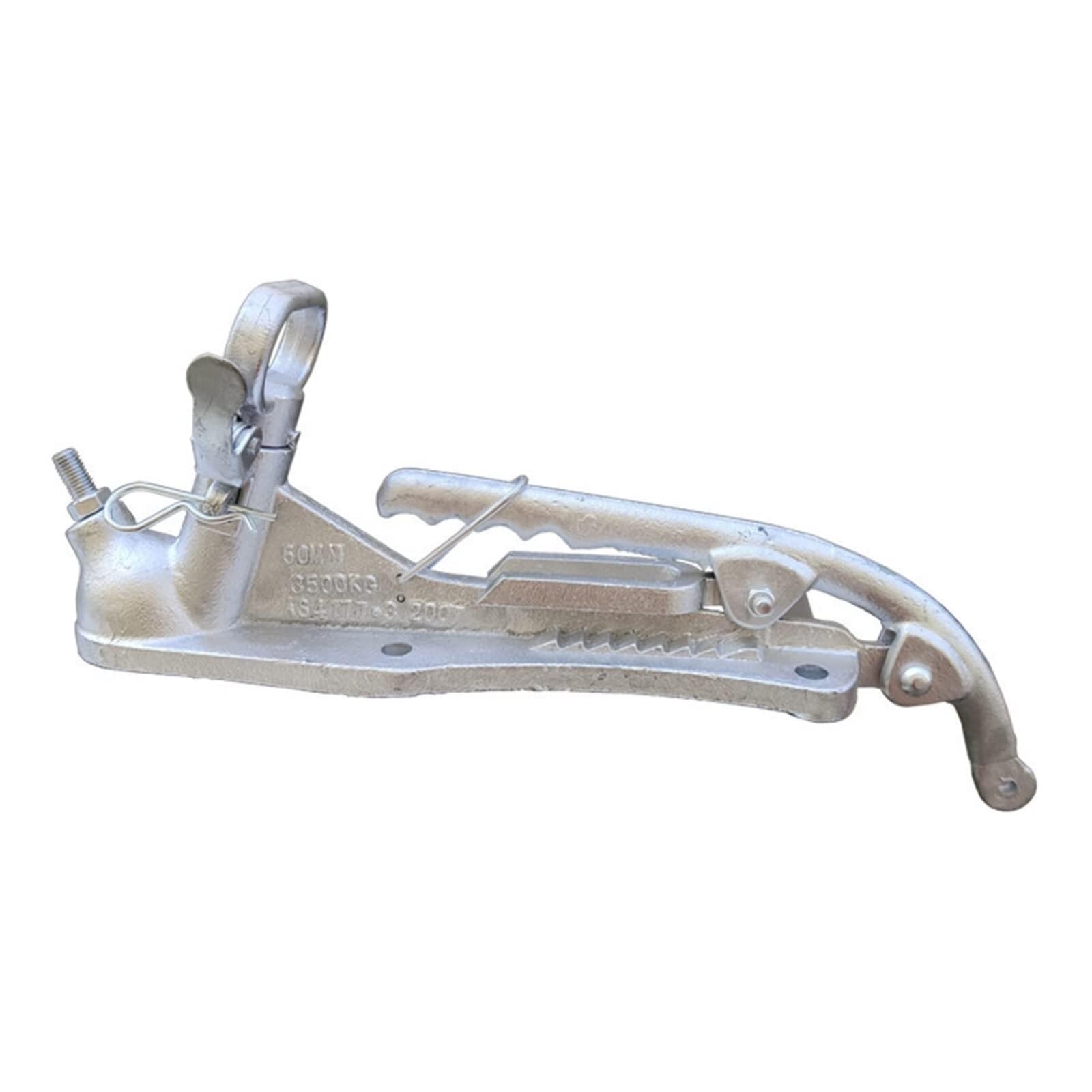 Enganche de Remolque, Acoplador De Remolque Alta Resistencia, Gancho, 3500kg, Fundido con Freno Mano, Accesorios, Enganche Tractor,para remolques, caravanas