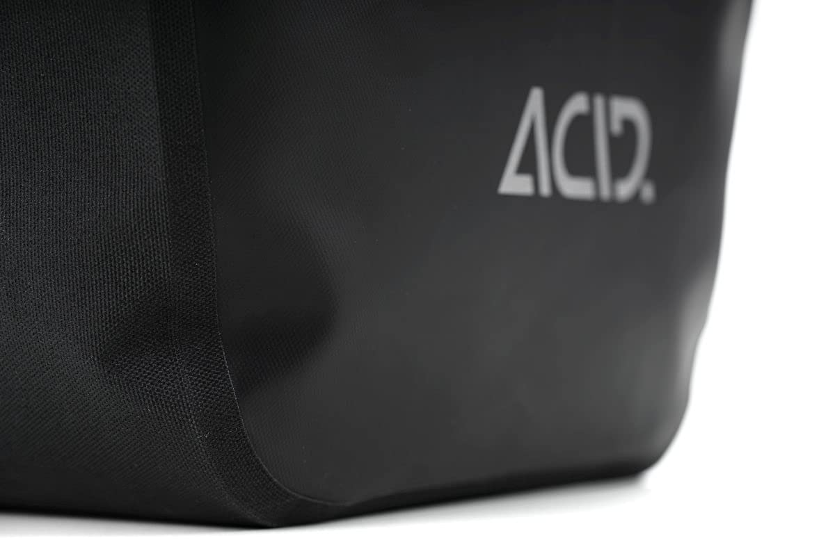 acid Travlr Pure 20/2 Fahrrad Gepäckträgertasche Set schwarz Sport & Freizeit