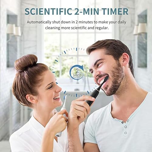 Image of Rechargeable Electric Toothbrush USB, Teeth Cleaning Tools, Waterproof Toothbrush, Electric Toothbrush For Woman with 3 Tooth Brush Head & 1 USB, Multicolour, 1 Pcs