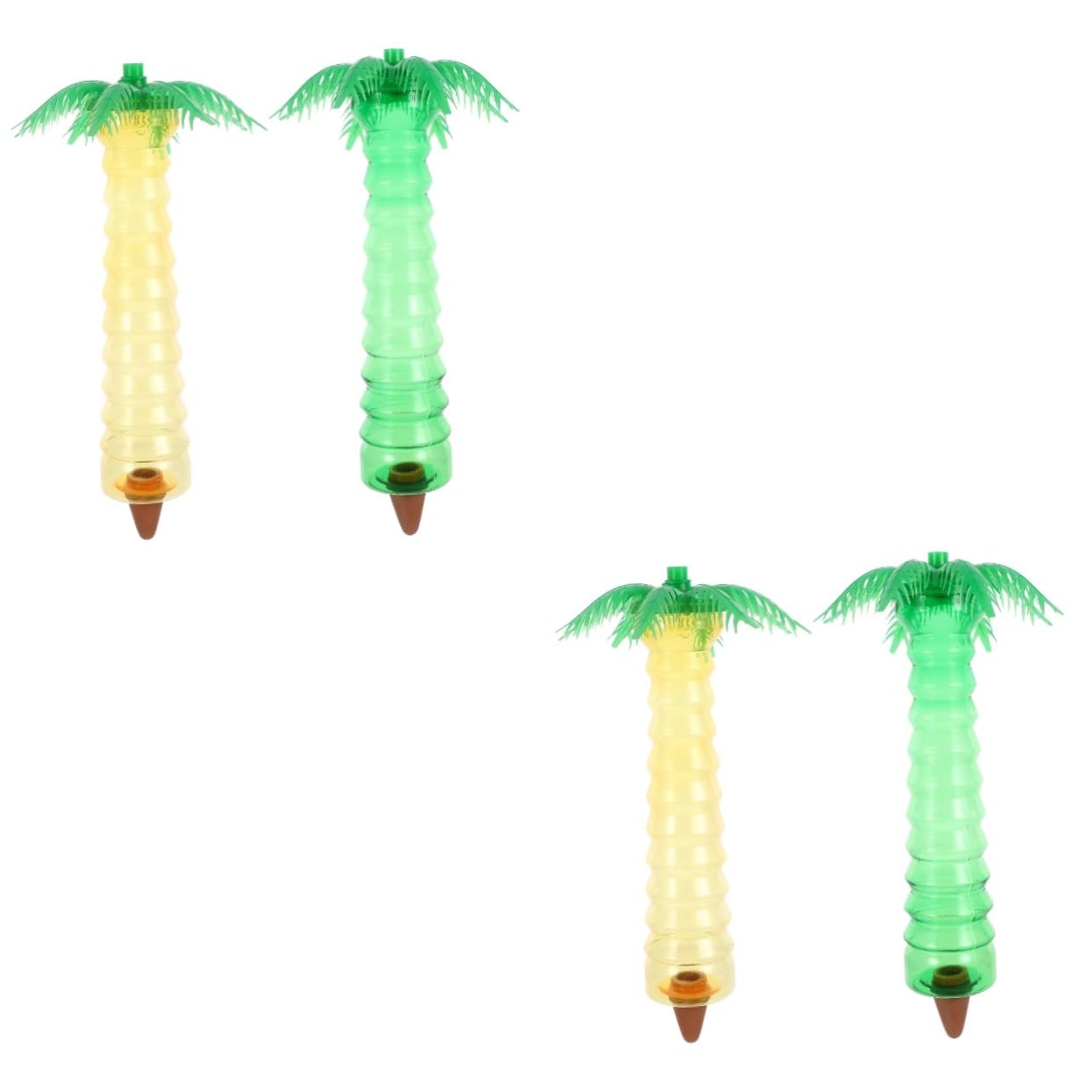 POPETPOP 4pezzi Dispositivo di Irrigazione Automatica per Piante Gocciolatori per Piante di Autoirrigazione Decorativo per Casa e Giardino Design Creativo Forma di Palma di Cocco