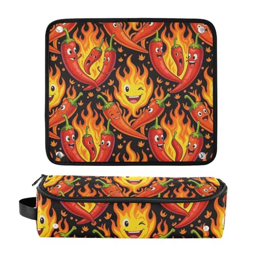 2-in-1 Estuche de Viaje para Rizadores con Tapete Resistente al Calor Removible y Accesorios para Peinados miniatura 3