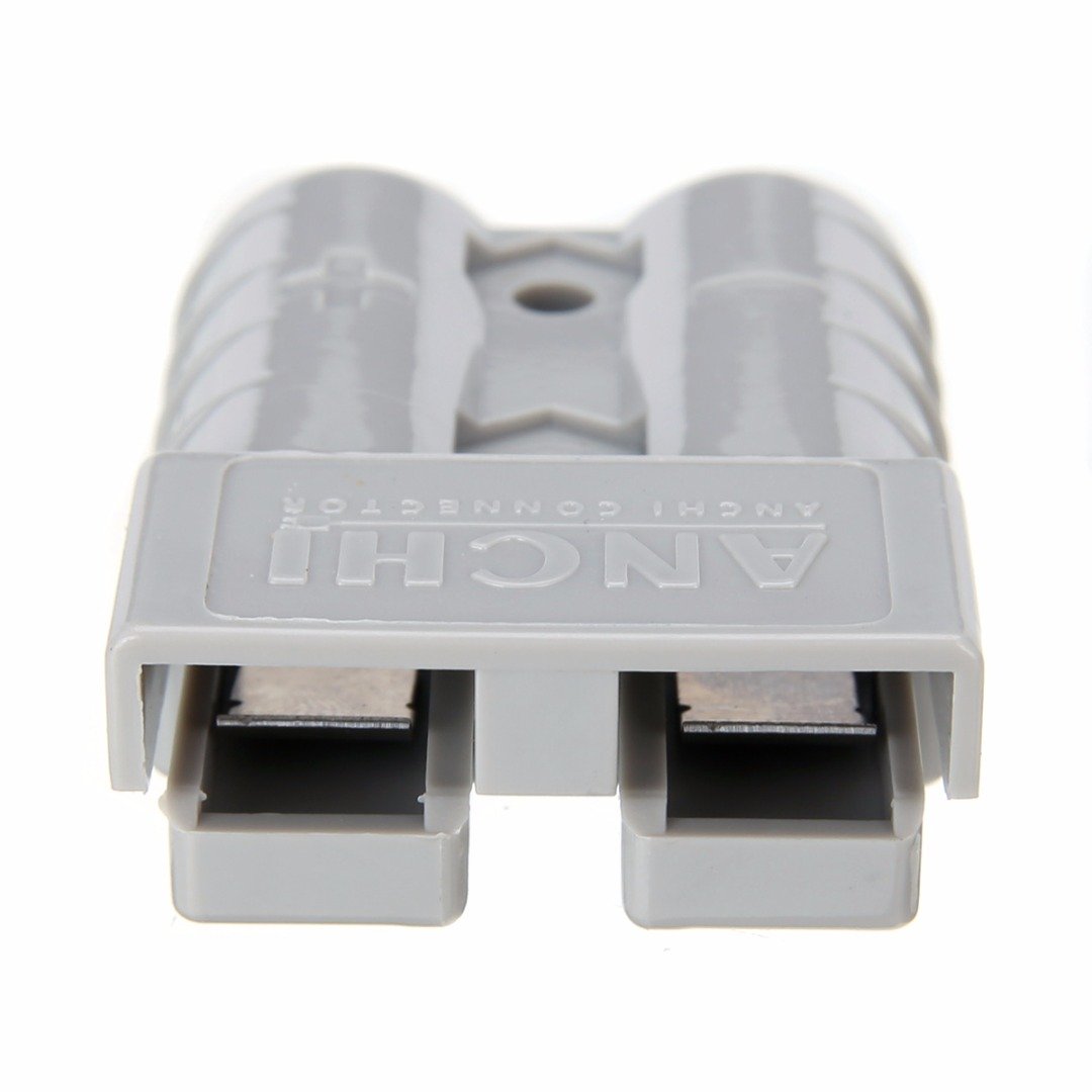 6 pz Grigio Anderson Style Plug 50AMP 600 V Connettore Esterno DC Alimentazione Con 12 pz Terminali Contatti per Caravan Solare