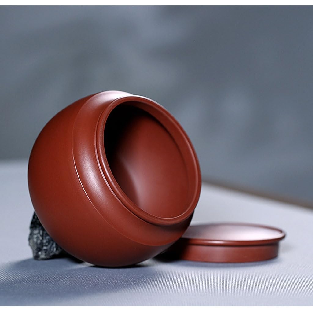 Masowe pojemniki na herbatę fioletowy gliniany garnek do herbaty przenośny budzik do herbaty słoik do przechowywania herbaty Pu'er zapieczętowany pojemnik do przechowywania ceramiczny domowy herbata