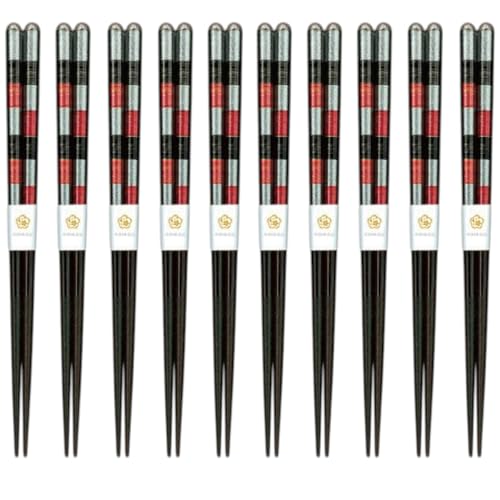 J-kitchens 箸 10膳セット お弁当 ピクニック 行楽用 運動会 来客用 おもてなし 木製 天空 21.0cm 食洗機対応 日本製