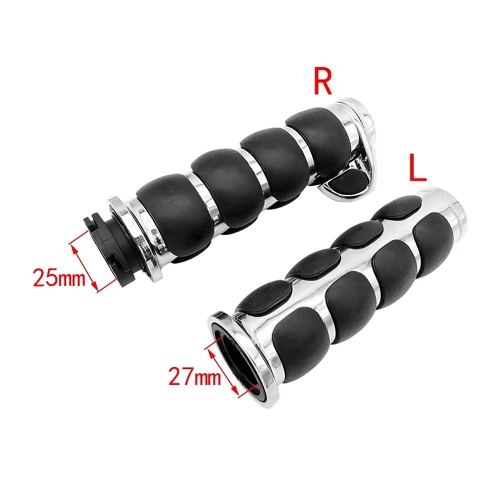 Scooter General Moto Empuñaduras De Mano Aluminio Y Goma para Manillar Universal Motocicleta, 2 Uds., 25mm, para para Yamaha