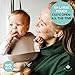 Loulou Lollipop Waterproof Silicone Feeding Bib for Babies and Toddlers, Easy to Clean, Adjustable Fit and Catch-All Pouch - Sand