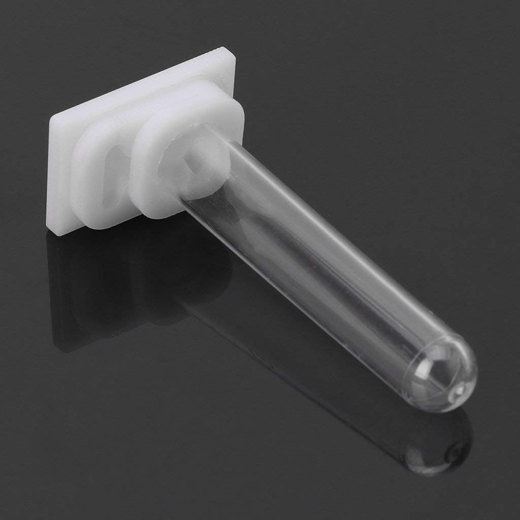 Dispensador de agua para hormigas, forma única de tubo, material acrílico, para colgar, uso interior, 3x2x6,5 cm, transparente, alimentado