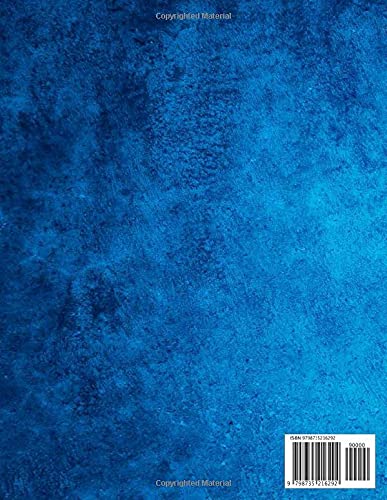 Be Unique Write Your Own Story: blank lined notebook journal: Royal Blue cover - Image 2