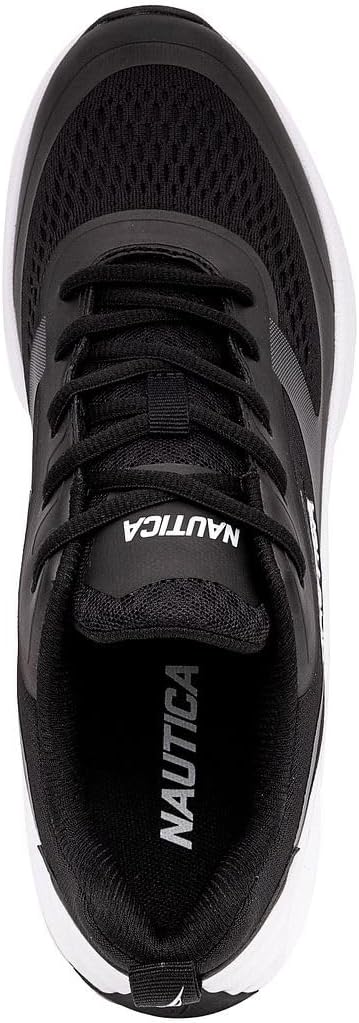 Nautica Men's Lace-Up Sneakers - Max Cushioning Running, Walking, Tennis Shoes - Comfortable Enhanced Support Athletic Sneakers-Balacava