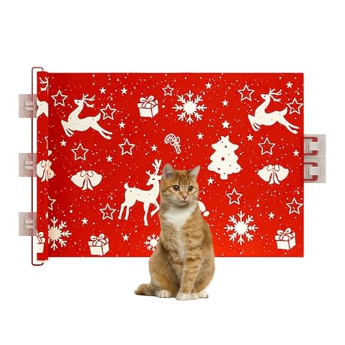 XIAYANG ドッグゲート - 拡張可能 子供安全 クリスマス飾り,室内用 犬用 階段 柵 ベビーゲート,ペットのための 廊下 バルコニー 階段 寝室 キッチン アパート ポーチ テラス