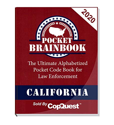 Pocket Brainbook - California Police Edition - 2020