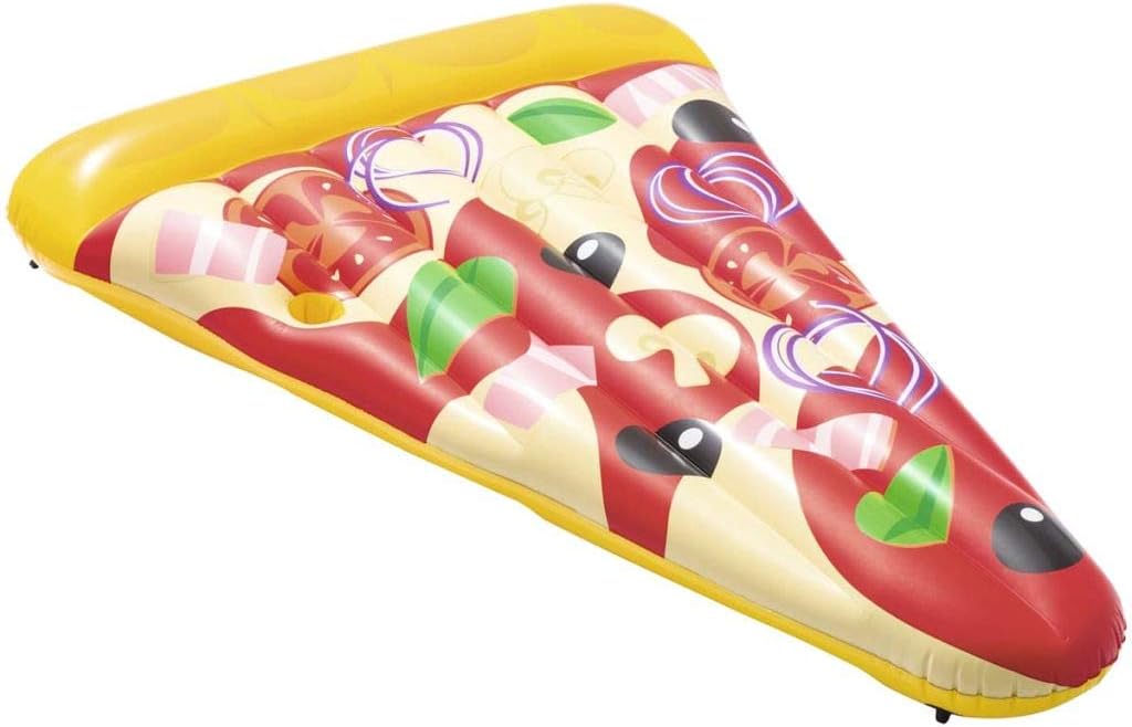 Bestway 44038 Pizza Party Lounge 188 X 130 Cm Hava Yatağı Ile Bardak Tutucu