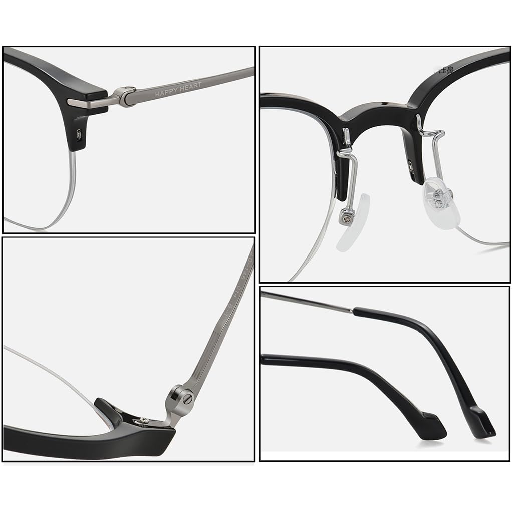 JIETIAN Gafas de Lectura HD antirreflejos Estilo Vintage para Mujer, Lentes asféricas de Resina 1,56 y Montura TR Ultraligera.,02,+1.75