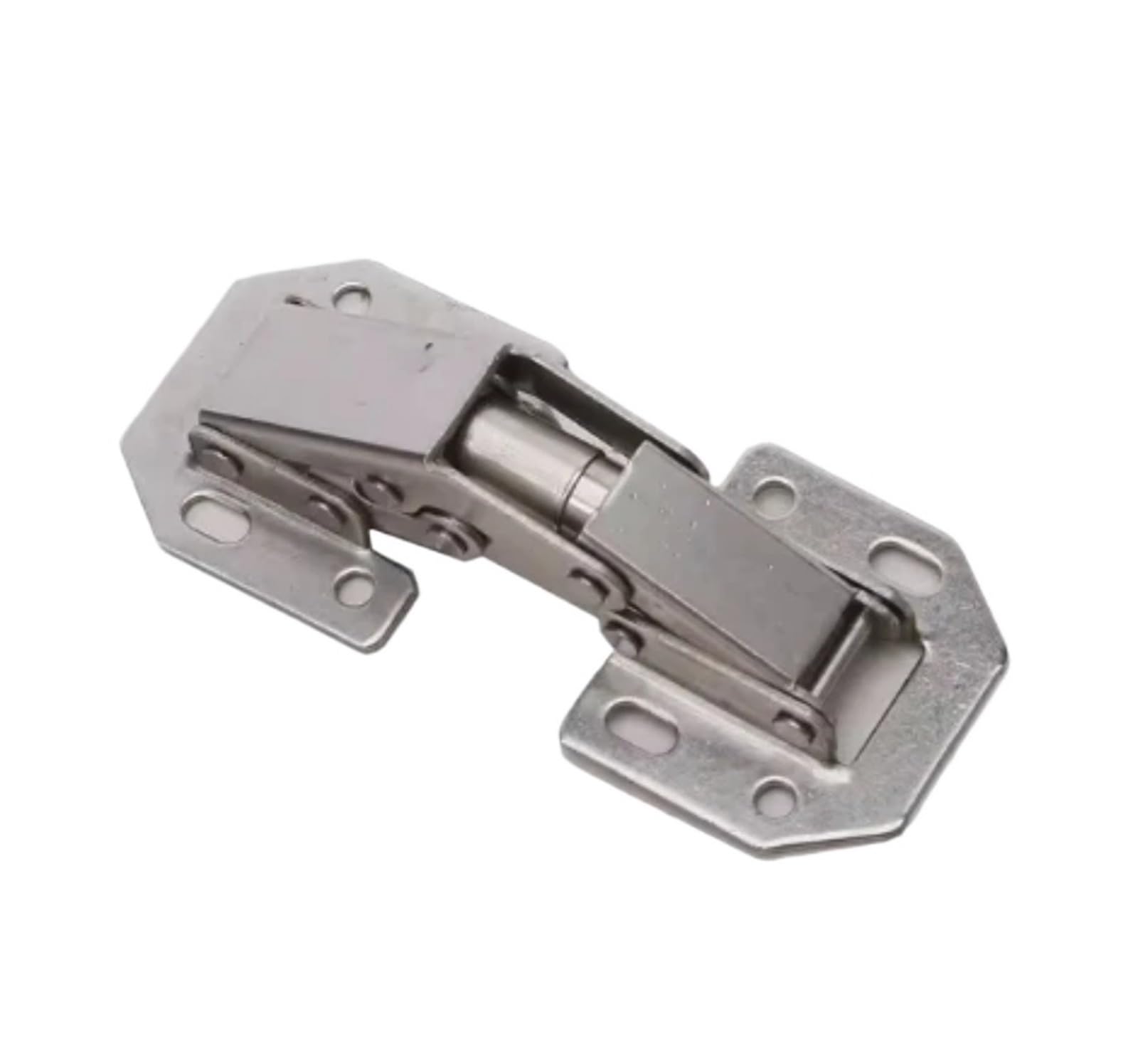 10/1PCS 90 Degree Steel Cabinet Hinges No-Drilling HoleHydraulic Buffer Hinge Kitchen Cupboard Furniture Hardware(1PC)
