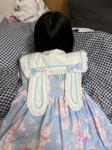 Vestido Kawaii Teens Lolita Princesa Azul Mediano miniatura 6