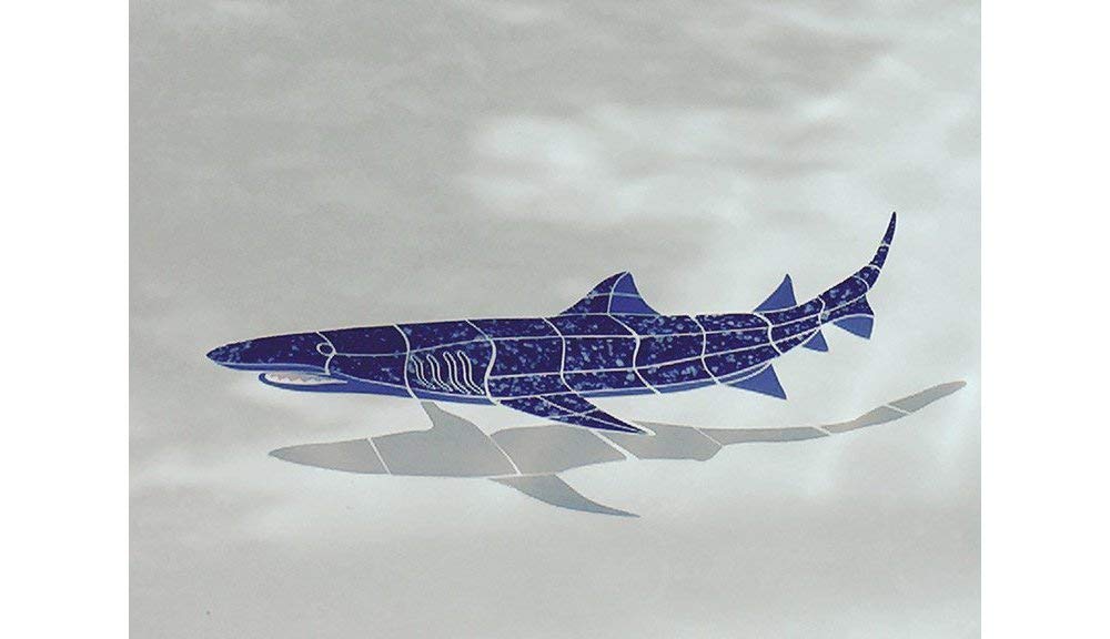 Shark 1 Ceramic Swimming Pool Mosaic (36