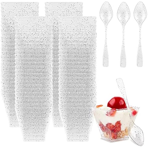 Juego de 100 Cuencos de Postre CYH con Cucharas Cover